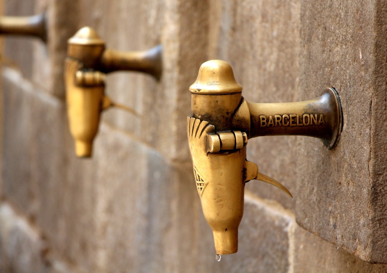 Water faucet in Barcelona
