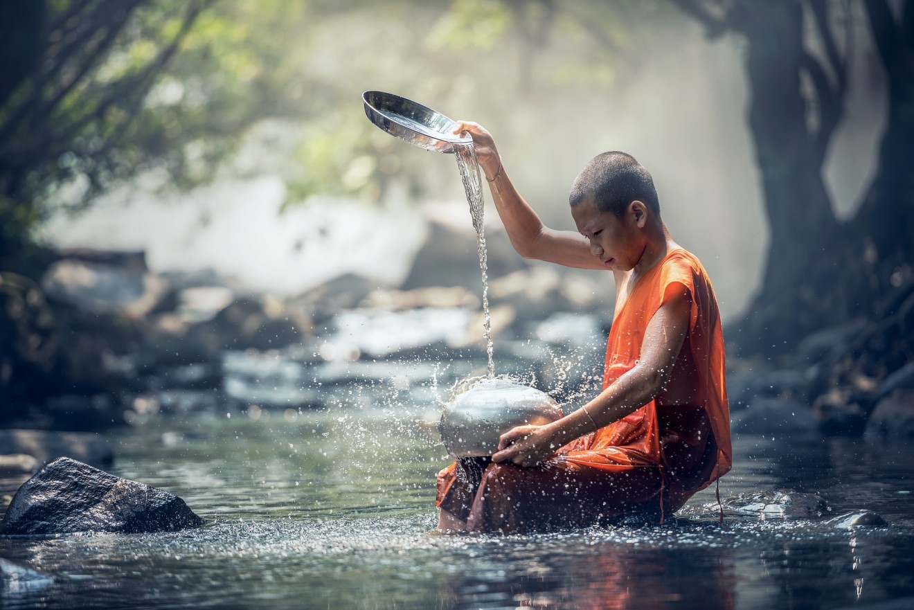 Buddhist child