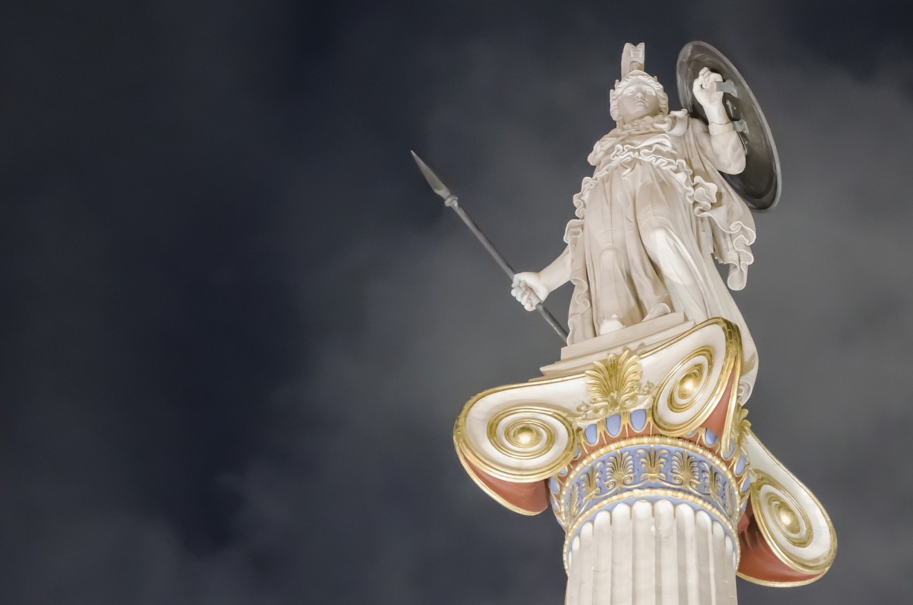 Goodness, Athena Statue
